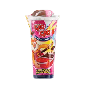 Cho-Cho Wafer Snack Chocolate Strawberry 35G